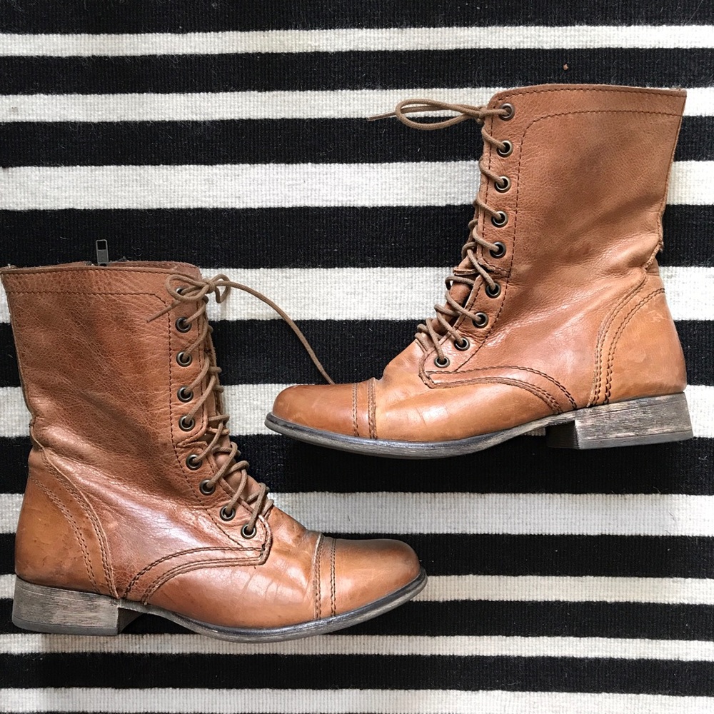 Steve Madden combat boots